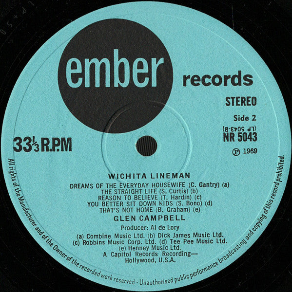 Glen Campbell - Wichita Lineman - LP 4