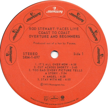 Rod Stewart / Faces - Coast To Coast Overture And Beginners - LP 4