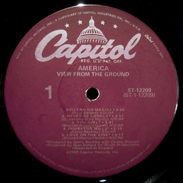 America - View From The Ground - LP 3