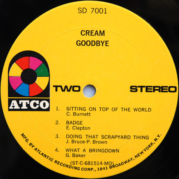 Cream - Goodbye - LP 5