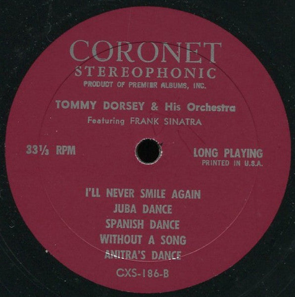 Tommy Dorsey And His Orchestra, Frank Sinatra - Tommy Dorsey And His Orchestra Featuring Frank Sinatra - LP 4