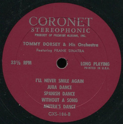 Tommy Dorsey And His Orchestra, Frank Sinatra - Tommy Dorsey And His Orchestra Featuring Frank Sinatra - LP 4