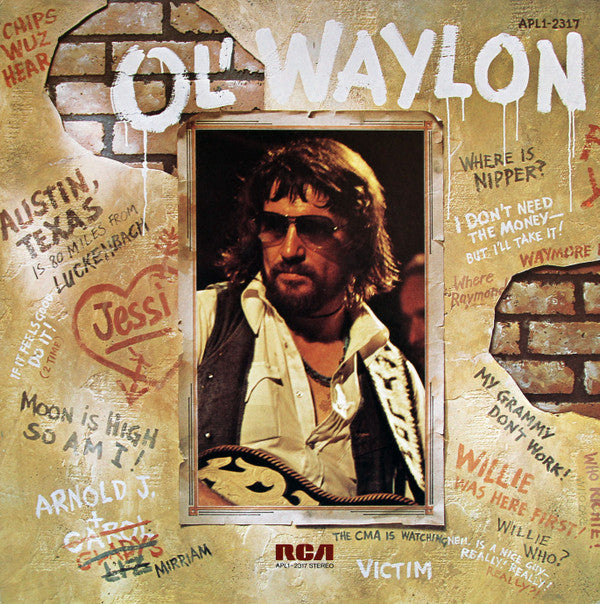 Waylon Jennings - Ol Waylon - VINTAGE vinyl record for sale