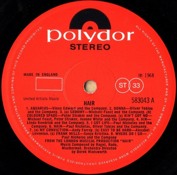 Various - Hair - LP 4