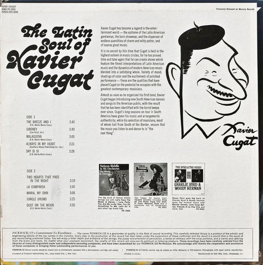 Xavier Cugat - The Latin Soul Of Xavier Cugat - LP 2