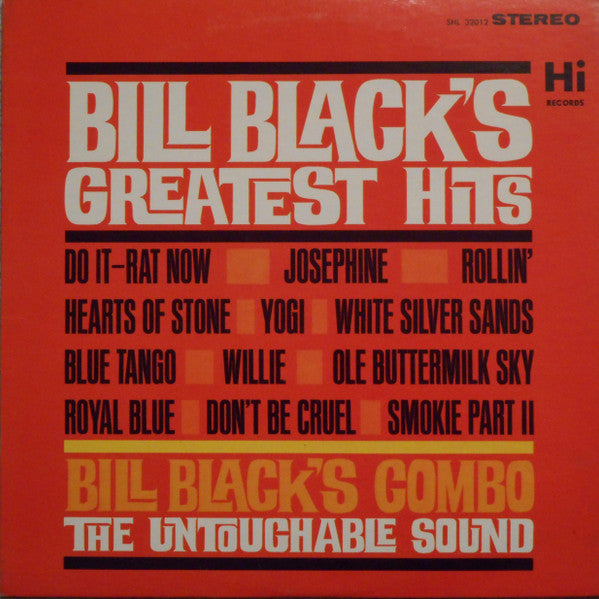 Bill Black's Combo - Bill Black's Greatest hits - LP