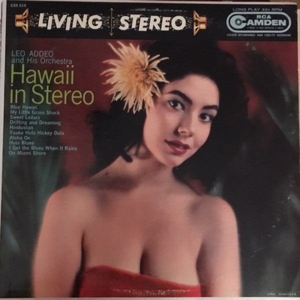 Leo Addeo and His Orchestra - Hawaii In Stereo - LP
