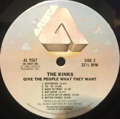 The Kinks - Give The People What They Want - LP 4