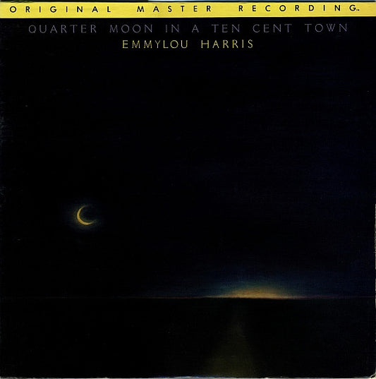 Emmylou Harris - Quarter Moon In a Ten Cent Town Original Master Recording - VINTAGE vinyl record for sale
