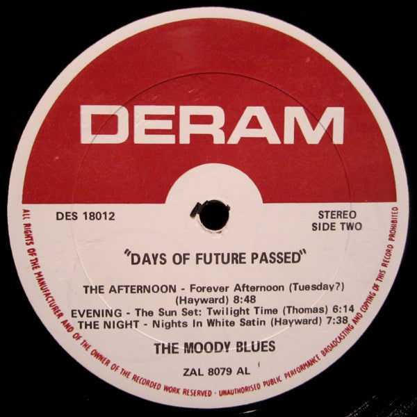 The Moody Blues With The London Festival Orchestra Conducted By Peter Knight - Days Of Future Passed - LP 4