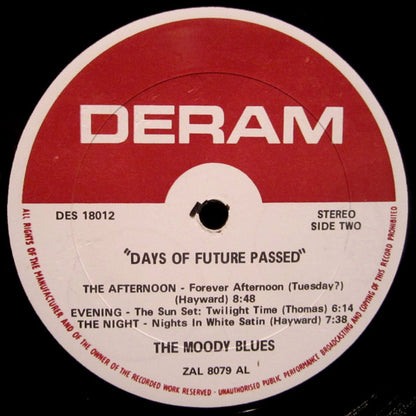 The Moody Blues With The London Festival Orchestra Conducted By Peter Knight - Days Of Future Passed - LP 4