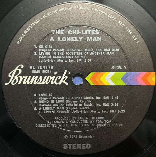 The Chi-Lites - A Lonely Man - LP 3