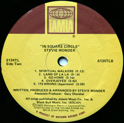Stevie Wonder - In Square Circle - LP 5