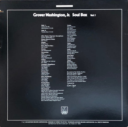 Grover Washington, Jr. - Soul Box Vol. 1 - LP 2