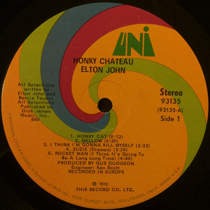 Elton John - Honky Château - Vinyl, LP, Album 4
