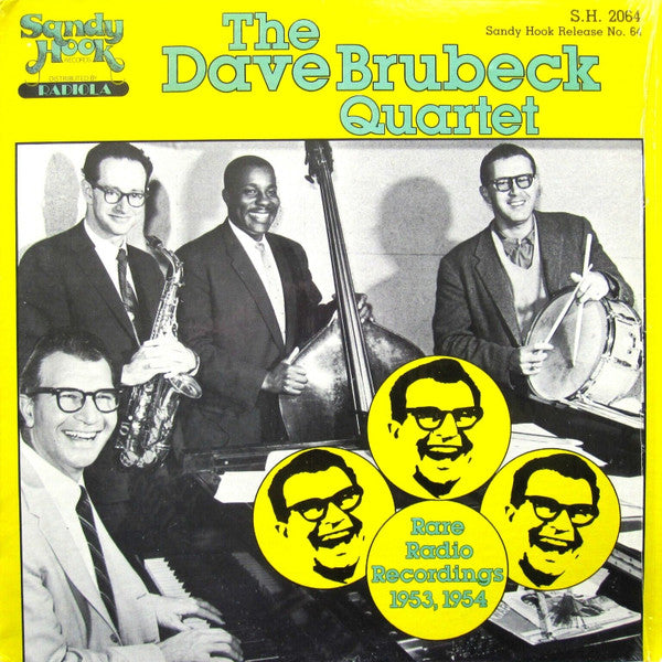 The Dave Brubeck Quartet - Rare Radio Recordings 1953 1954 - VINTAGE vinyl record for sale