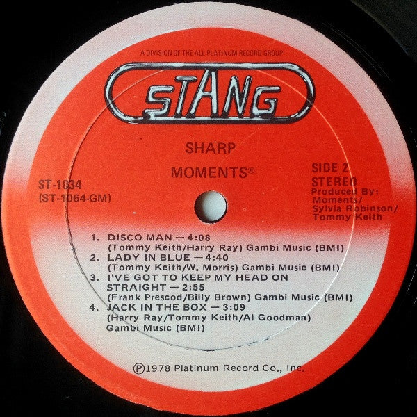 The Moments - Sharp - LP 4