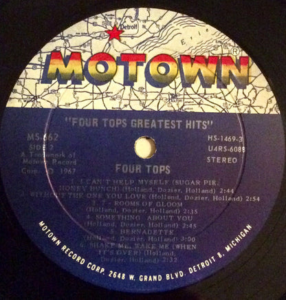 Four Tops - Four Tops Greatest Hits - LP 3