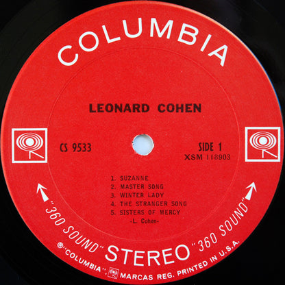 Leonard Cohen - Songs Of Leonard Cohen - LP 3