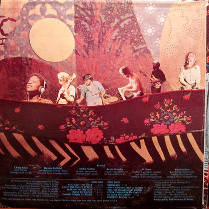 Rufus Featuring Chaka Khan - Rags To Rufus - Vinyl, LP, Album 3