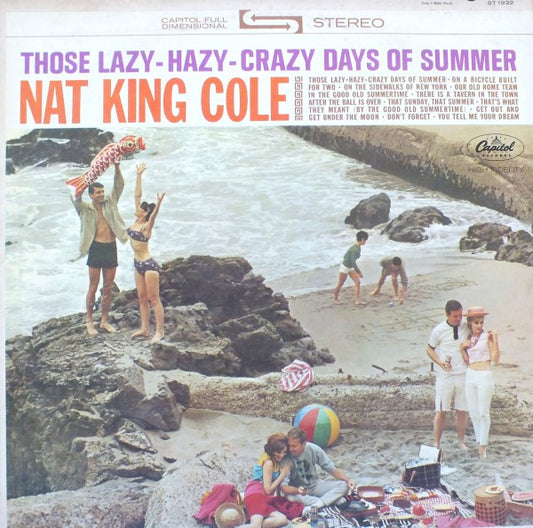 Nat King Cole - Those Lazy Hazy Crazy Days of Summer - VINTAGE vinyl record for sale