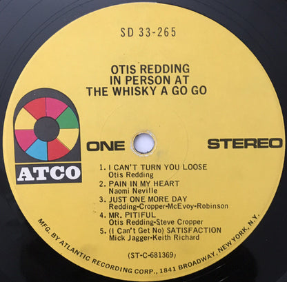 Otis Redding - In Person At The Whisky A Go Go - LP 3