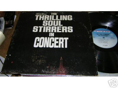 The Soul Stirrers - The Thrilling Soul Stirrers In Concert - VINTAGE vinyl record for sale