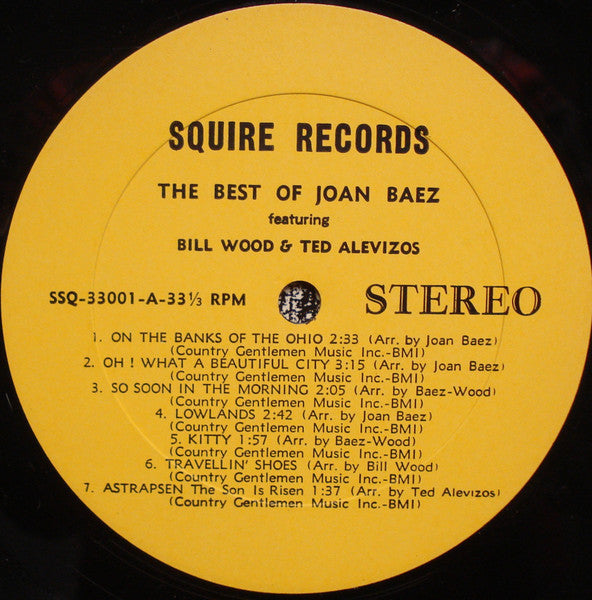 Joan Baez - The Best Of Joan Baez - LP 3