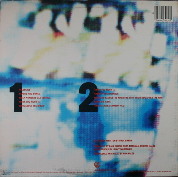 Paul Simon - Hearts And Bones - LP 2