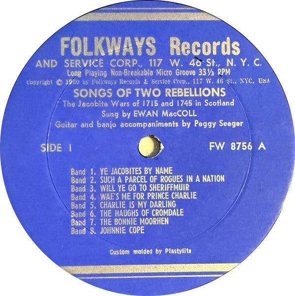 Ewan MacColl - Songs Of Two Rebellions - The Jacobite Wars Of 1715 And 1745 In Scotland - Vinyl, LP, Album, Mono 3