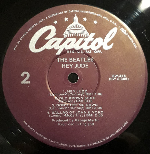 The Beatles - Hey Jude - LP 4