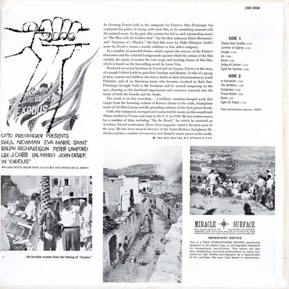 Ernest Gold - Exodus - Original Soundtrack - LP 2
