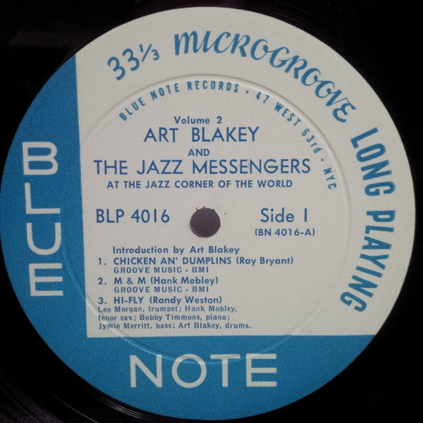 Art Blakey & The Jazz Messengers - At The Jazz Corner Of The World Vol. 2 - LP 3