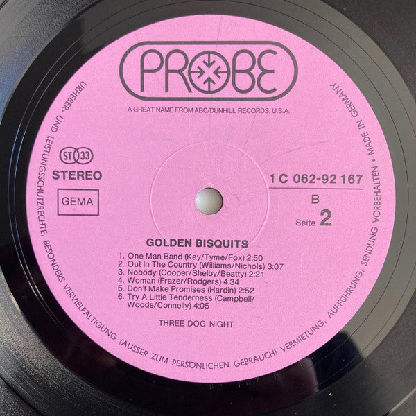 Three Dog Night - Golden Bisquits - LP 4