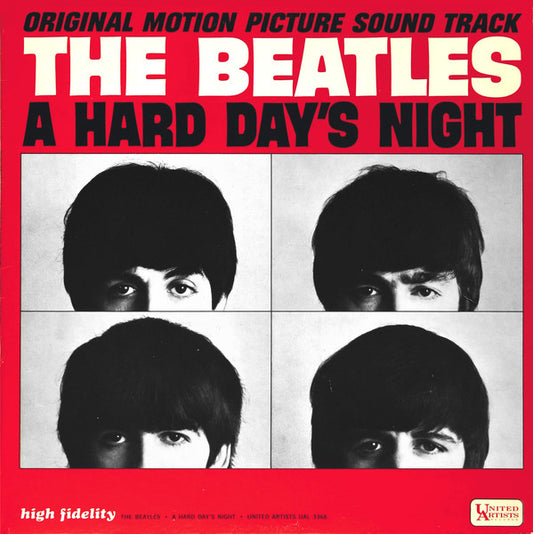 The Beatles - A Hard Days Night OST - VINTAGE vinyl record for sale