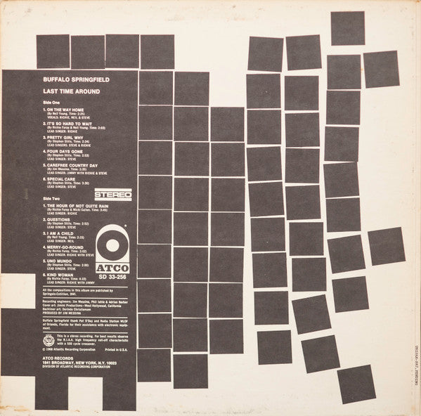 Buffalo Springfield - Last Time Around - LP 2