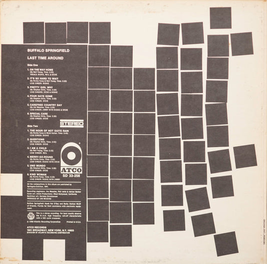 Buffalo Springfield - Last Time Around - LP 2