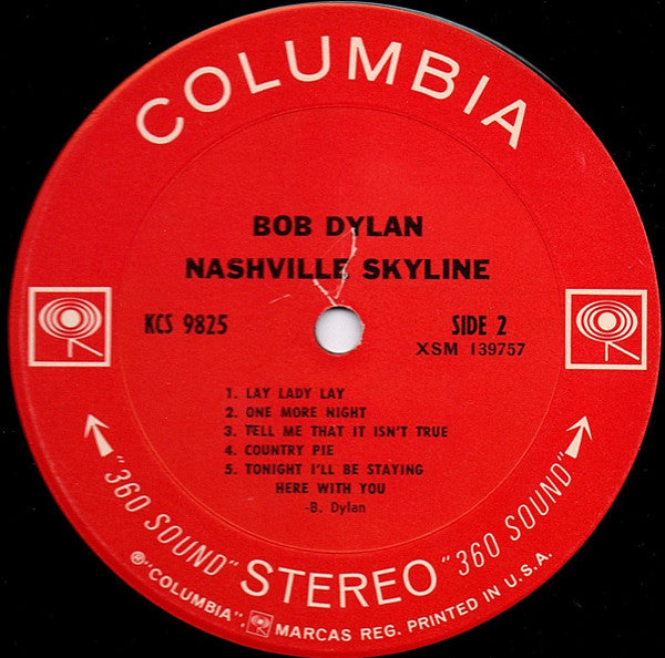Bob Dylan - Nashville Skyline - LP 4