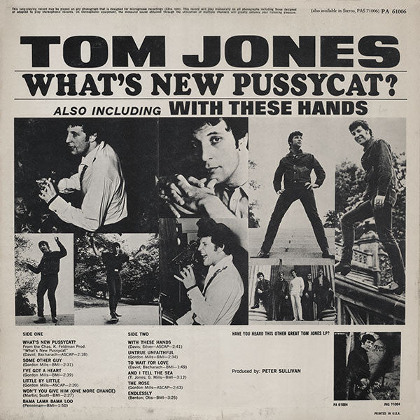 Tom Jones - What's New Pussycat? - LP 2