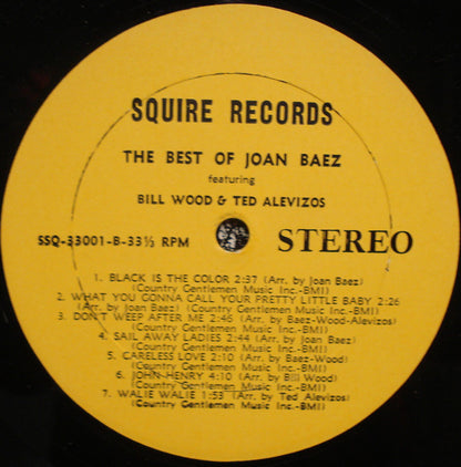Joan Baez - The Best Of Joan Baez - LP 4