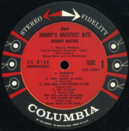 Johnny Mathis - More Johnny's Greatest Hits - LP 3