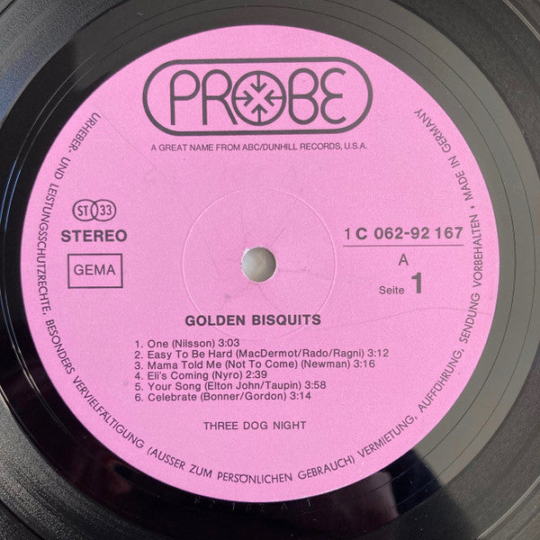 Three Dog Night - Golden Bisquits - LP 3