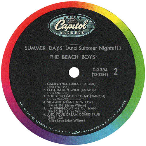 The Beach Boys - Summer Days (And Summer Nights!!) - LP 4