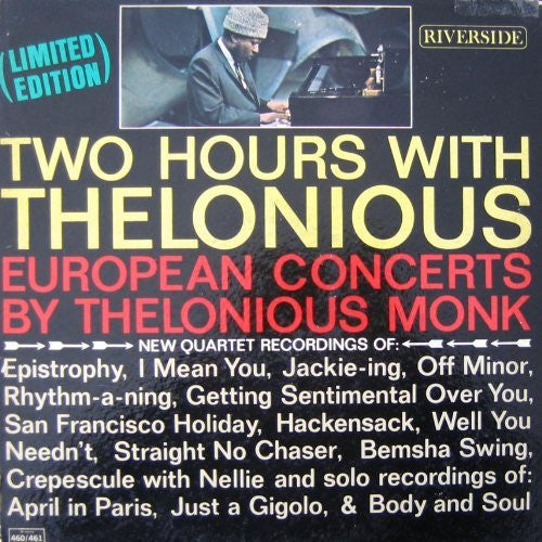 Thelonious Monk - Two Hours With Thelonious - VINTAGE vinyl record for sale