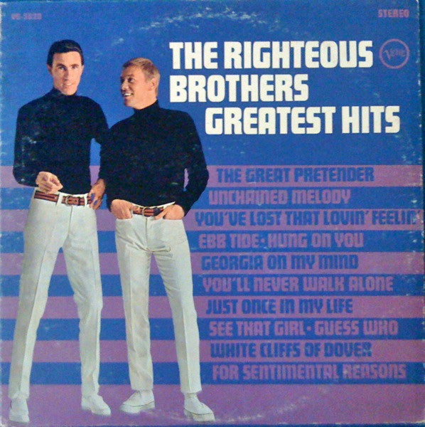 The Righteous Brothers - Greatest Hits - VINTAGE vinyl record for sale