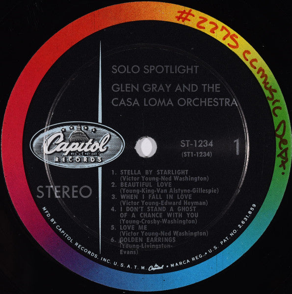 Glen Gray And The Casa Loma Orchestra - Solo Spotlight - LP 3
