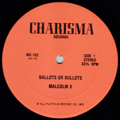 Malcolm X - Ballots Or Bullets - LP 3