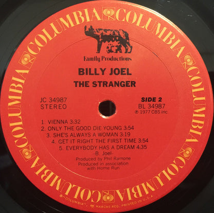 Billy Joel - The Stranger - LP 4