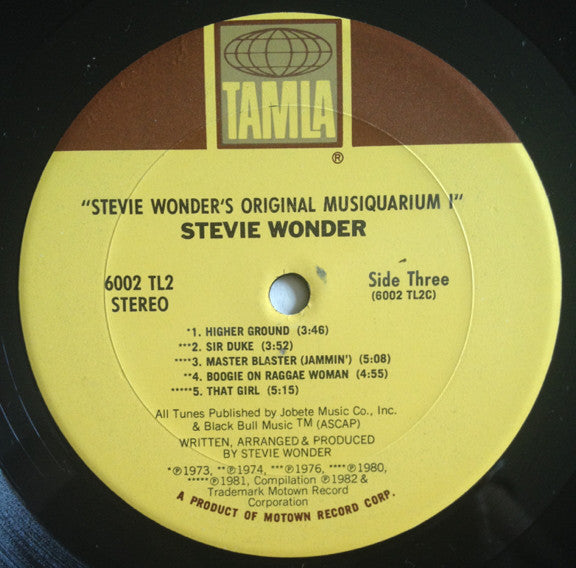Stevie Wonder - Stevie Wonder's Original Musiquarium I - LP 4