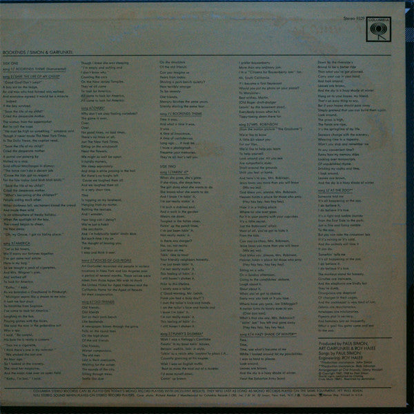 Simon & Garfunkel - Bookends - LP 2